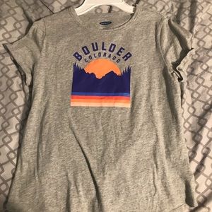 old navy boulder colorado tee